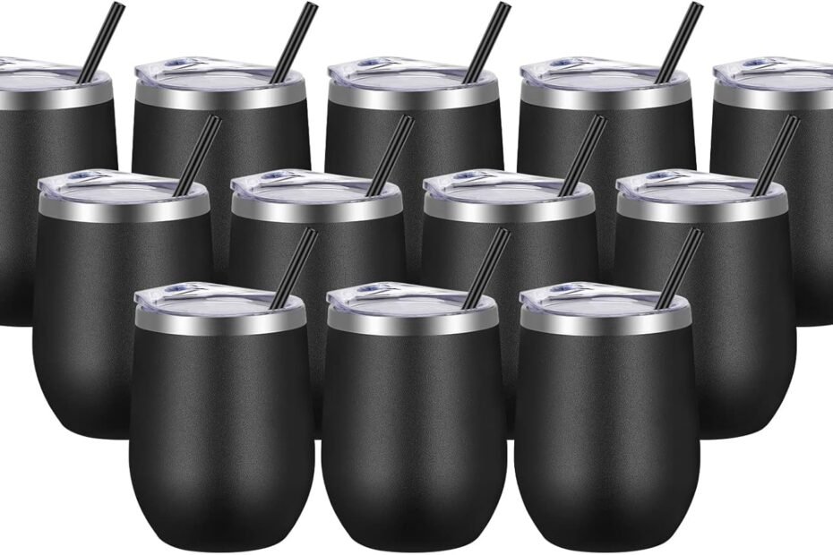 Cheers to Convenience: VEGOND Stainless Steel Wine Tumblers Review!