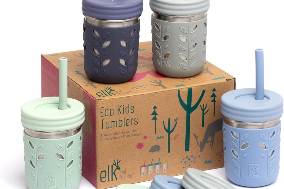 Cheers to Fun: Discover the Elk and Friends Stainless Steel Cups for Kids!