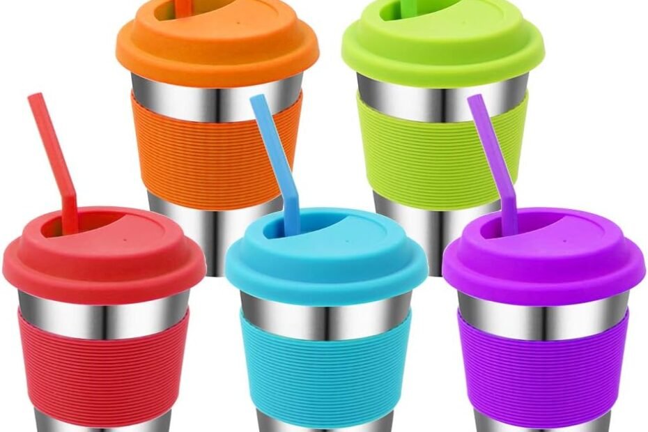 Drink in Style: Review of Colorful Stainless Steel Kids Cups with Straws