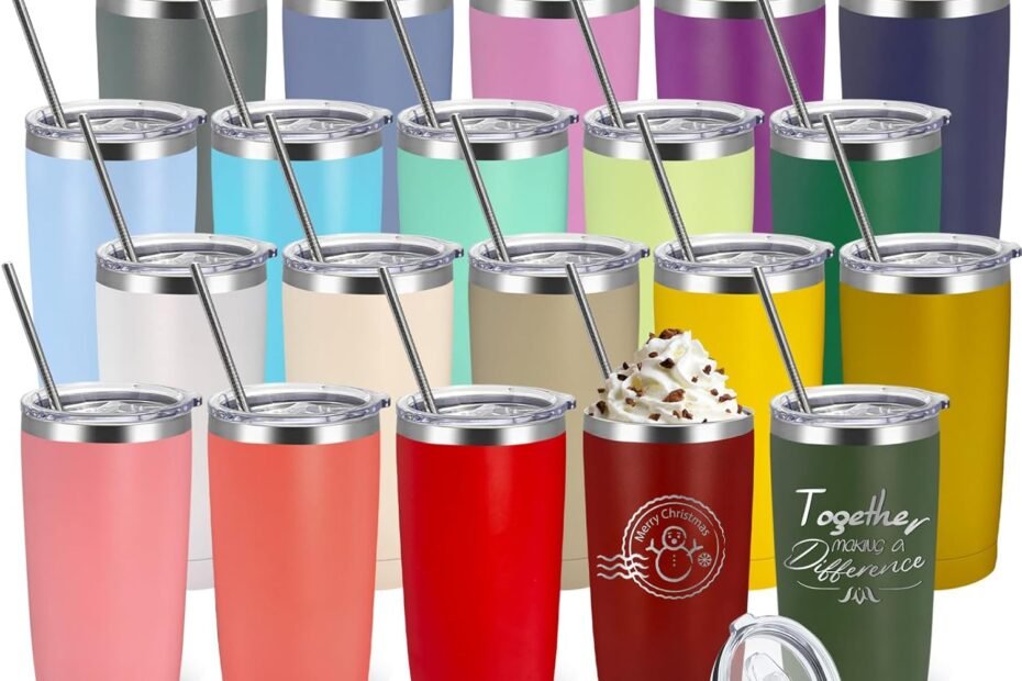 Elevate Every Sip: 20 Pack of Insulated Stainless Steel Tumblers Review