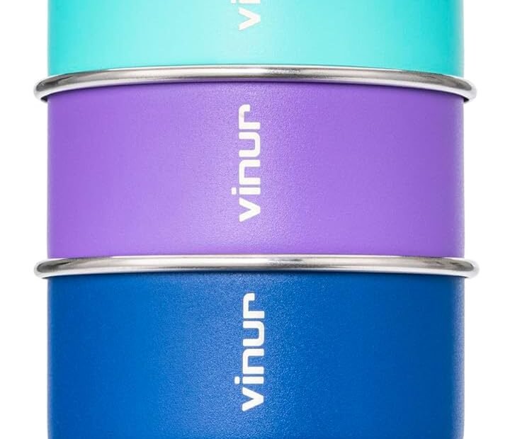 Explore the VINUR Stainless Steel Cups: The Perfect Travel Companion for Your Adventures!