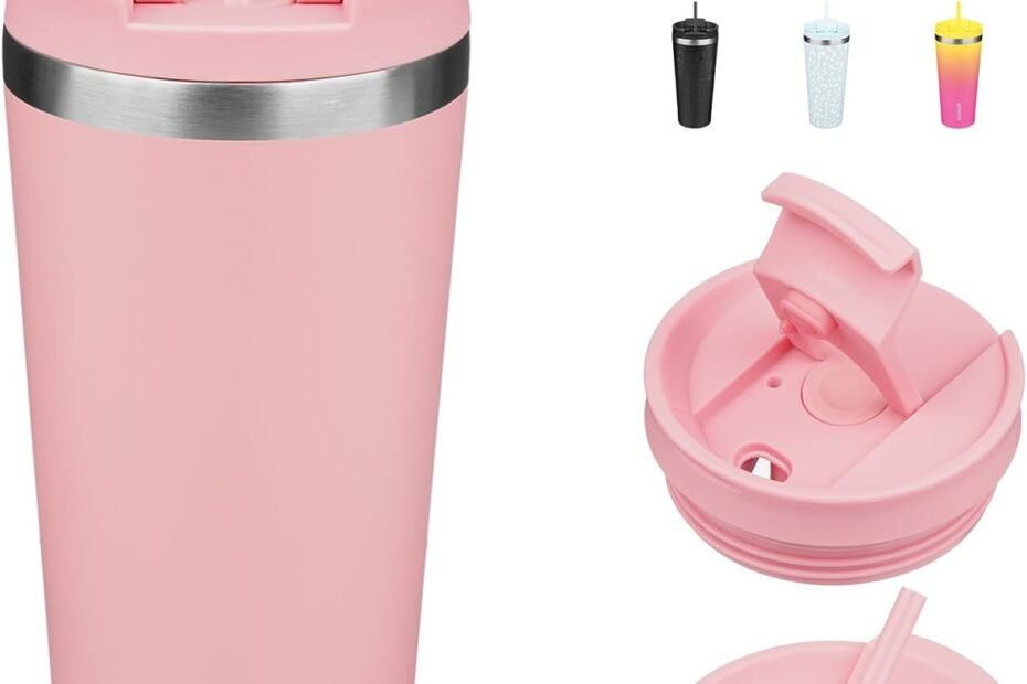 Sip in Style: BJPKPK 22oz Light Pink Stainless Steel Tumbler Review