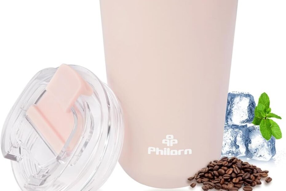 Sip in Style: PHILORN 12 OZ Pink Insulated Coffee Tumbler Review