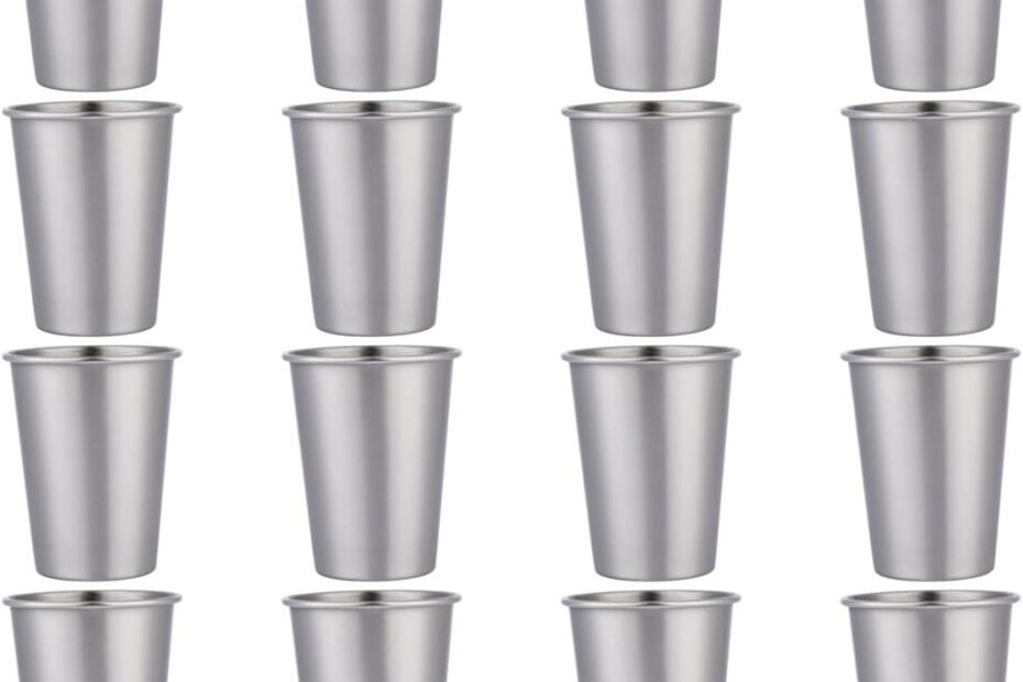 Sip in Style: Review of I-MART 16 Pack Stainless Steel Pint Cups
