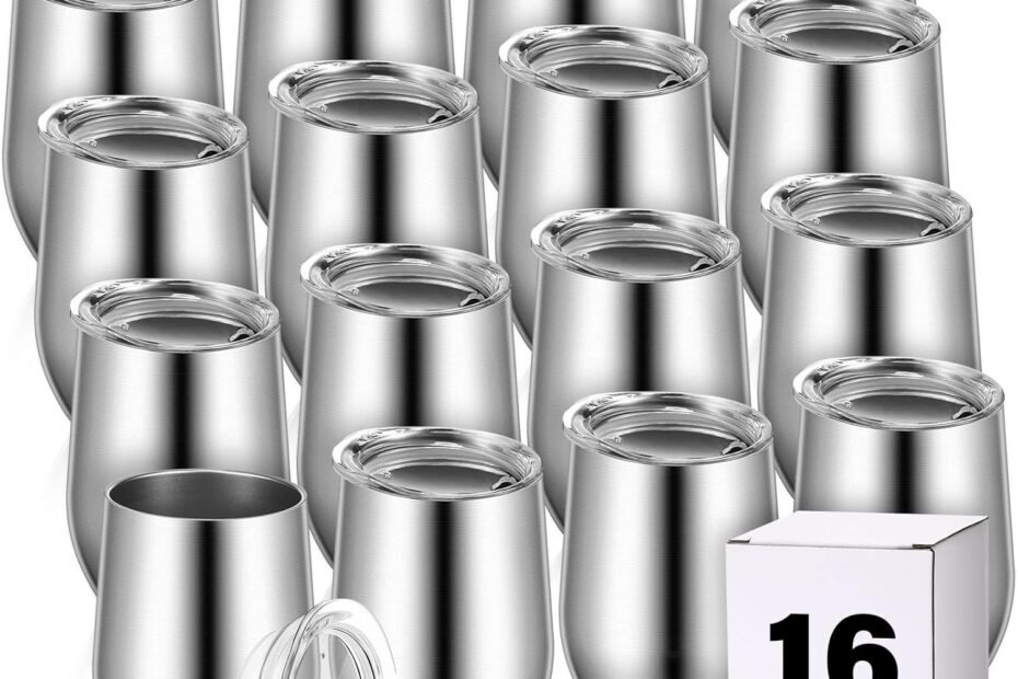 Sip in Style: Review of the 16 Pack Stainless Steel Insulated Wine Tumblers