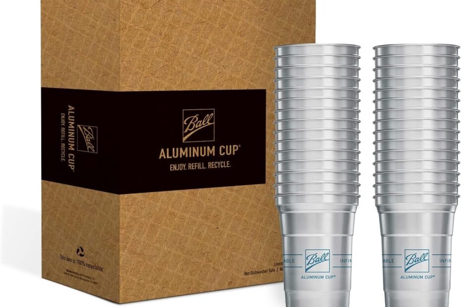 Sip Sustainably: A Review of Ball Aluminum Recyclable Party Cups