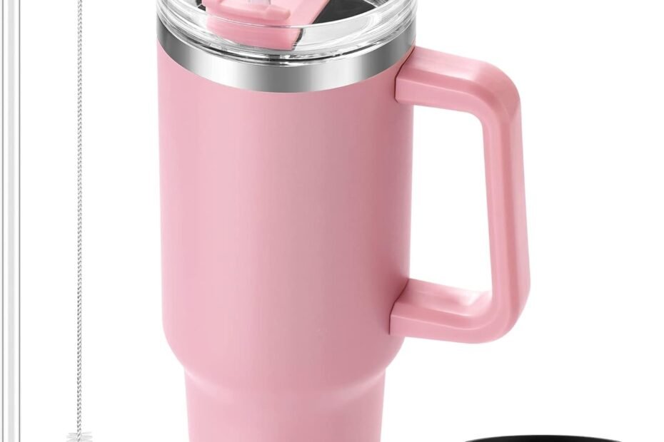 Stay Chill: The Perfect 40 oz Insulated Tumbler for Iced Coffee Lovers!