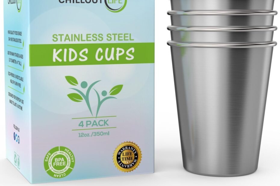 Stay Cool: Durable CHILLOUT LIFE Stainless Steel Cups for Every Adventure!
