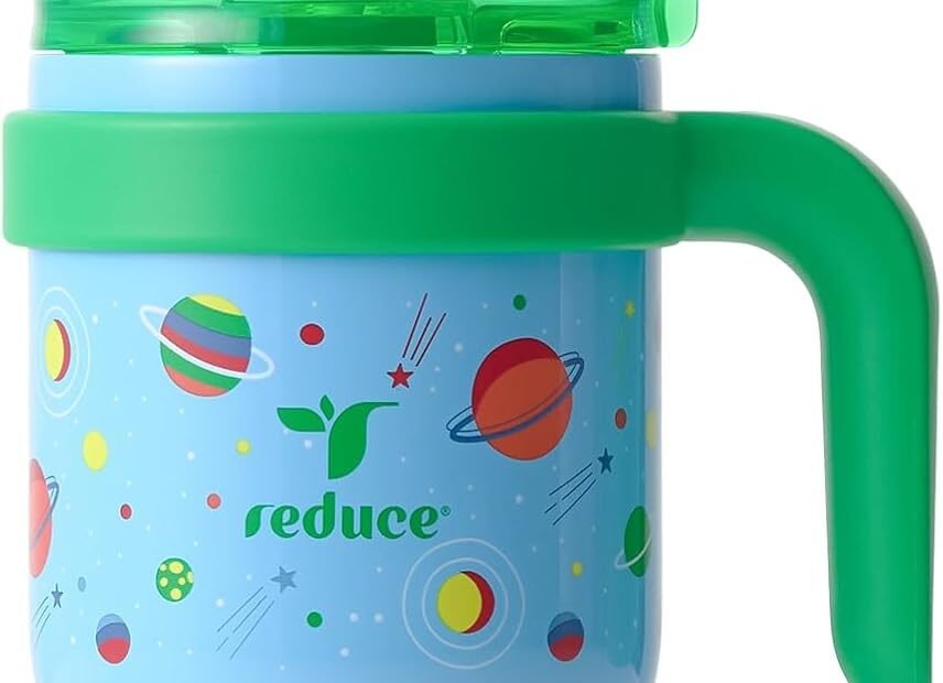 Stay Cool with the REDUCE 14 Oz Coldee Kids Tumbler: The Ultimate Spill-Proof Travel Mug!