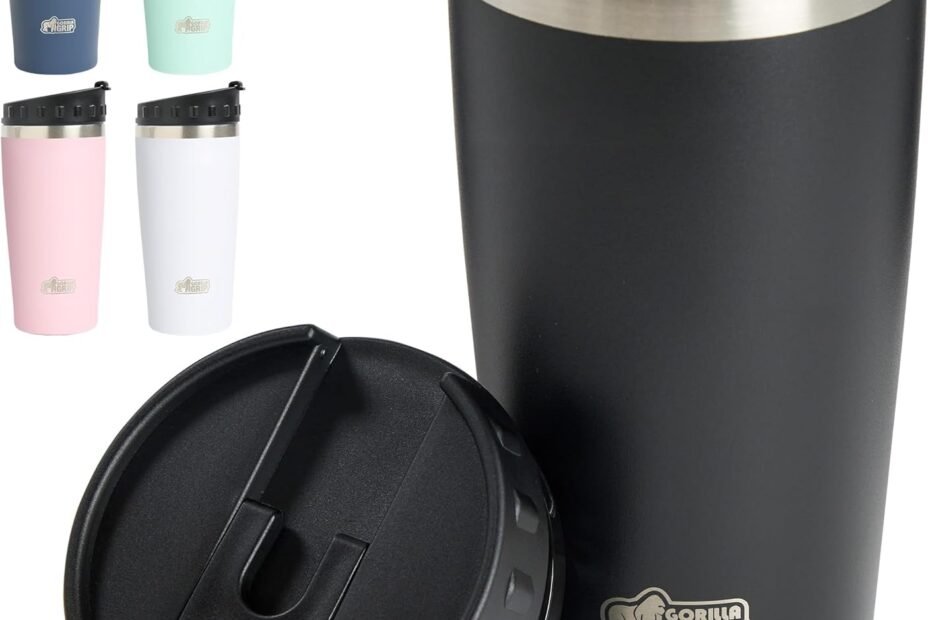 Stay Hot or Cold: GORILLA GRIP 20oz Insulated Travel Coffee Mug Review