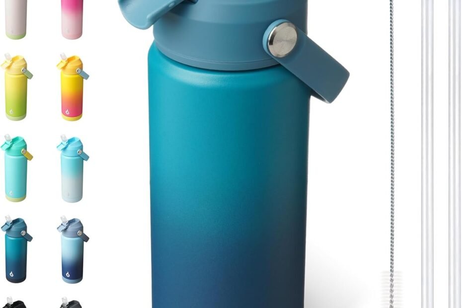 Stay Hydrated Anywhere: A Review of the BJPKPK Insulated Water Bottle with Straw Lid