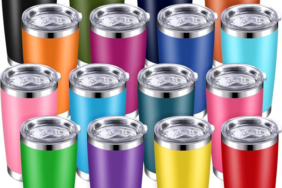 Stay Hydrated in Style: 16 Assorted Stainless Steel Tumblers Review!