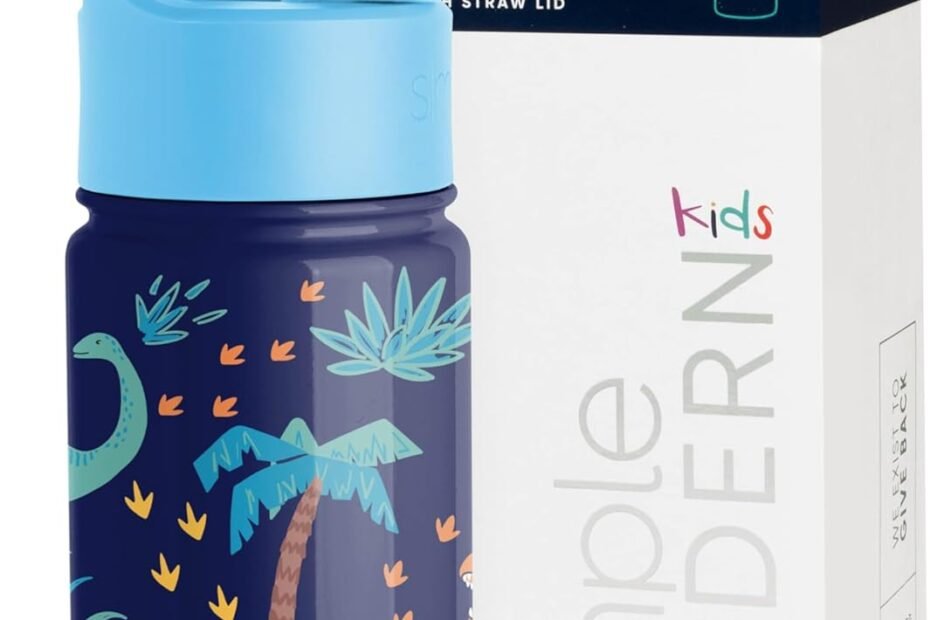 Stay Hydrated in Style: A Review of the Simple Modern Kids Jurassic Jungle Water Bottle