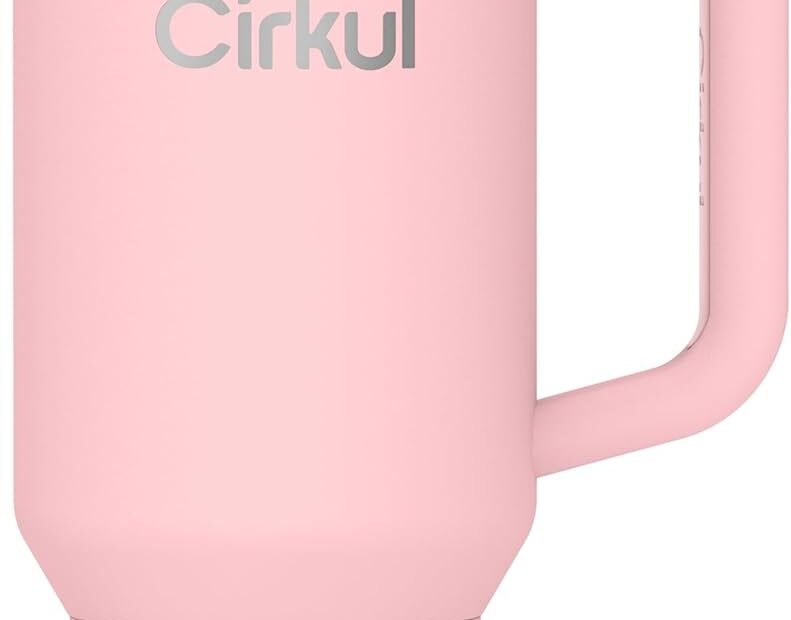 Stay Hydrated in Style: Cirkul 40oz Blush Stainless Steel Tumbler Review