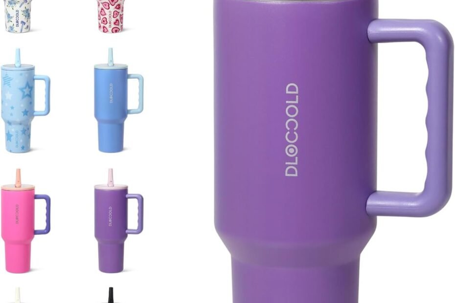 Stay Hydrated in Style: DLOCCOLD 40 oz Tumbler Review & Recommendations