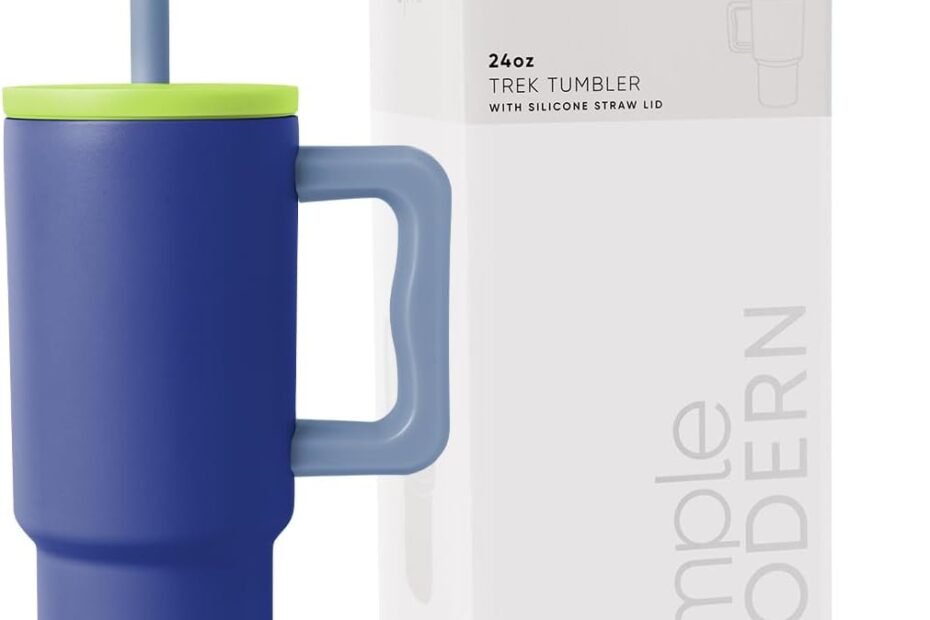 Stay Hydrated in Style: Review of the Simple Modern Kids 24 oz Tumbler with Handle and Silicone Straw