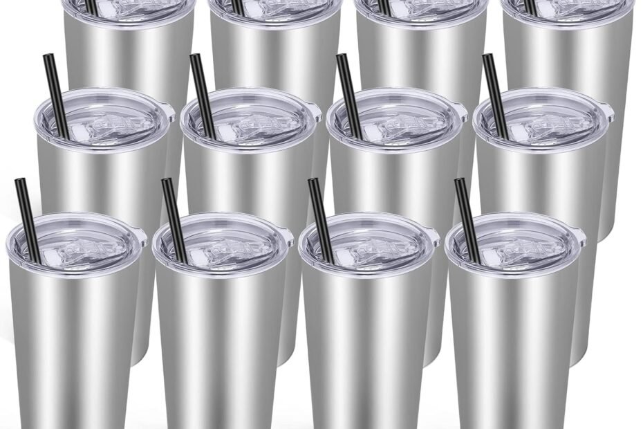 Stay Hydrated in Style: VEGOND 20oz Tumbler Review - The Ultimate 12 Pack for Every Occasion!