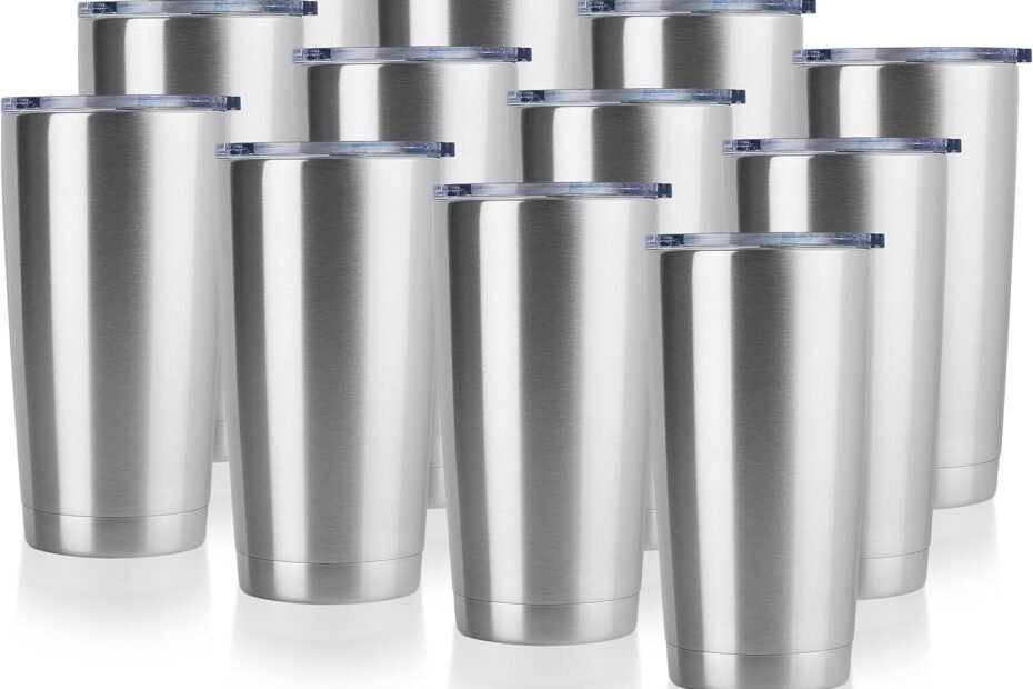 Stay Refreshed on the Go: The Ultimate Review of DOMICARE's 20oz Stainless Steel Tumblers