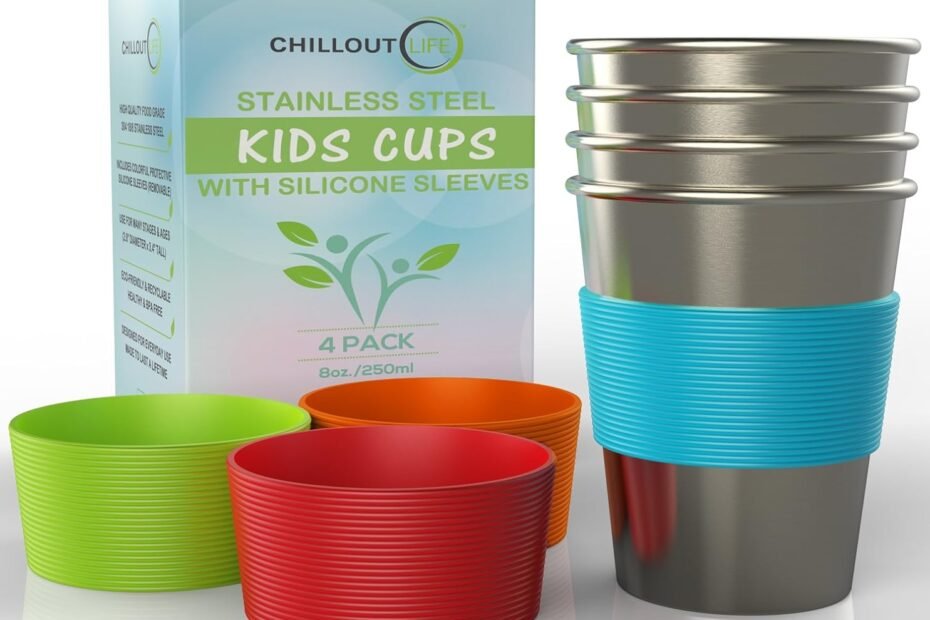 Stylish and Safe: The Best Stainless Steel Cups for Kids