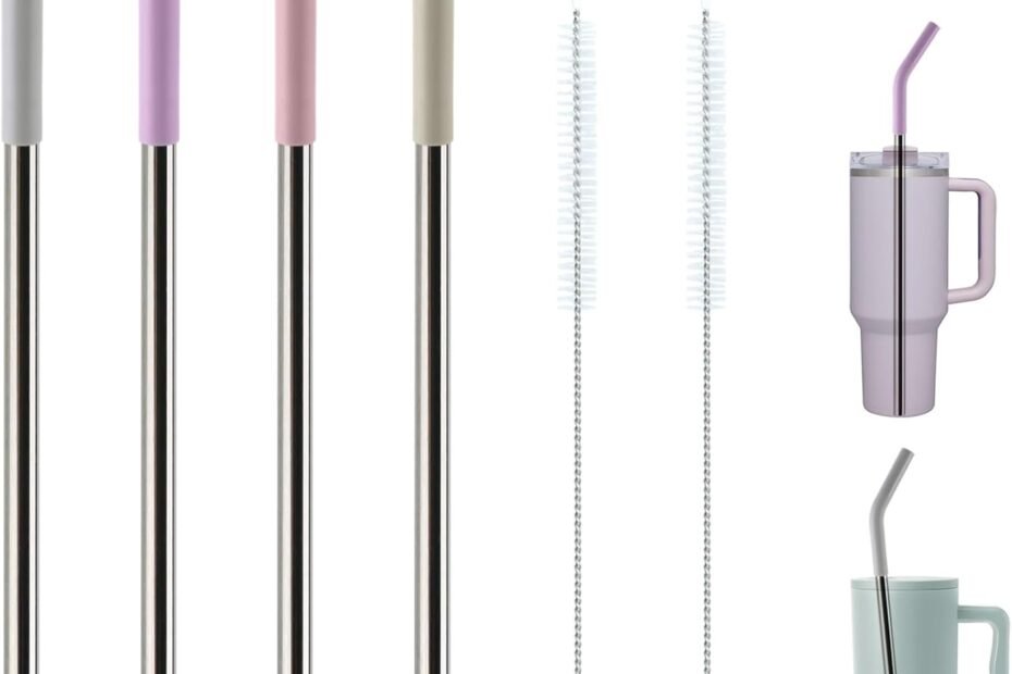 Ultimate Review: Extra Long Metal Straws for 40oz Tumblers – Eco-Friendly & Durable!