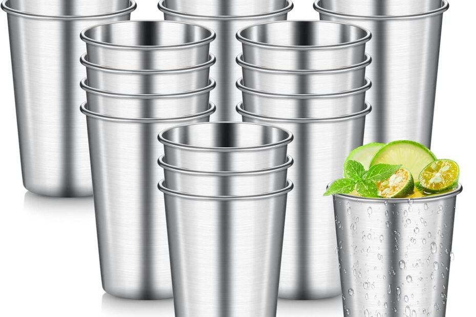 Unbreakable Convenience: Lallisa Stainless Steel Cups for Every Adventure