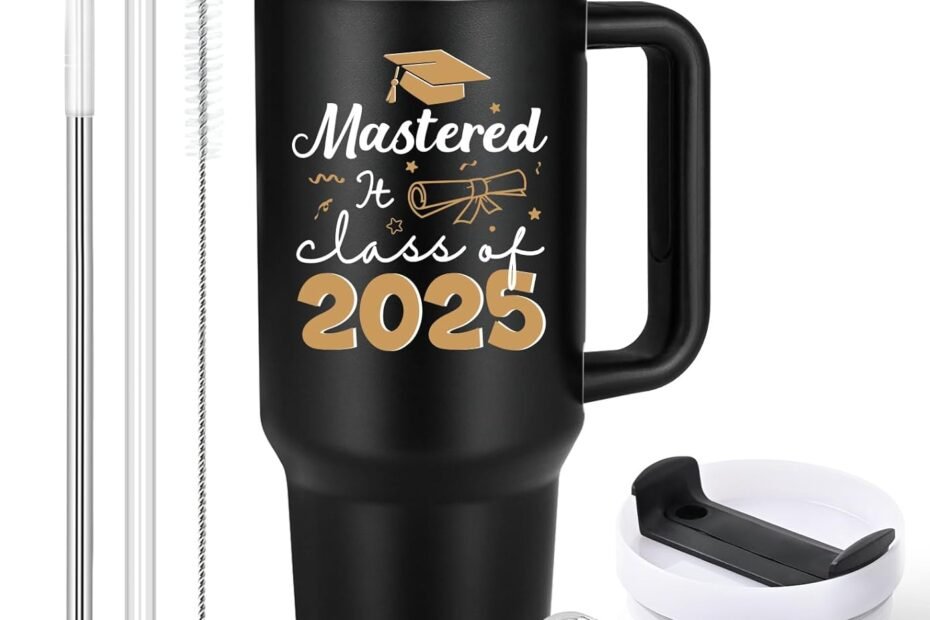 Celebrate Success: The Ultimate 40 oz Qtencas Graduation Tumbler for Him!