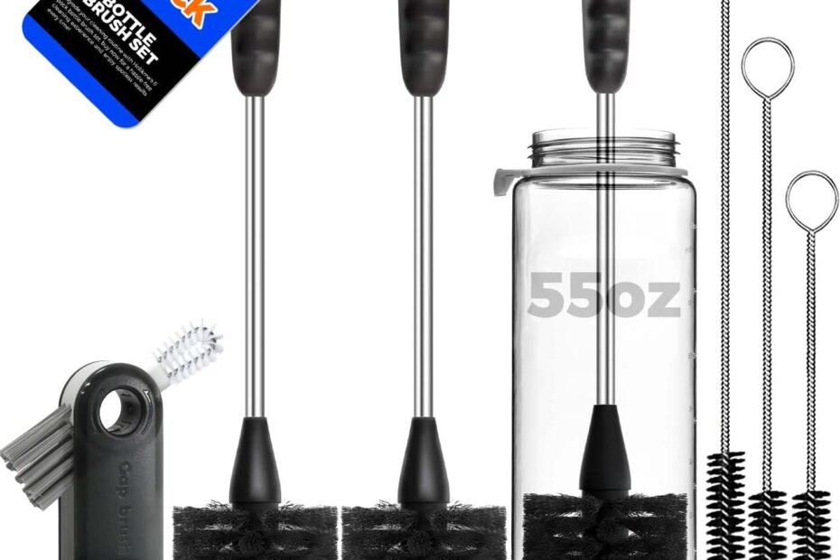 Effortless Cleaning: Holikme 6 Pack Bottle Brush Set Review!