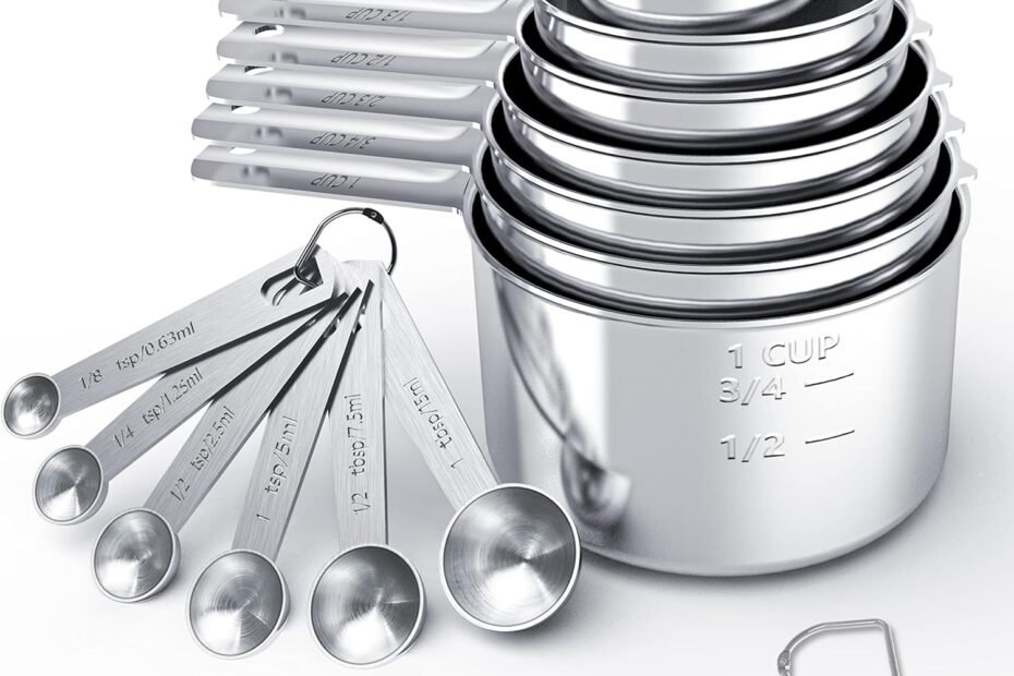 Elevate Your Cooking: A Review of TILUCK Stainless Steel Measuring Cups and Spoons Set