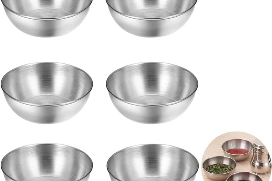 Elevate Your Dining Experience: Jasni 6PC Stainless Steel Sauce Dishes Review
