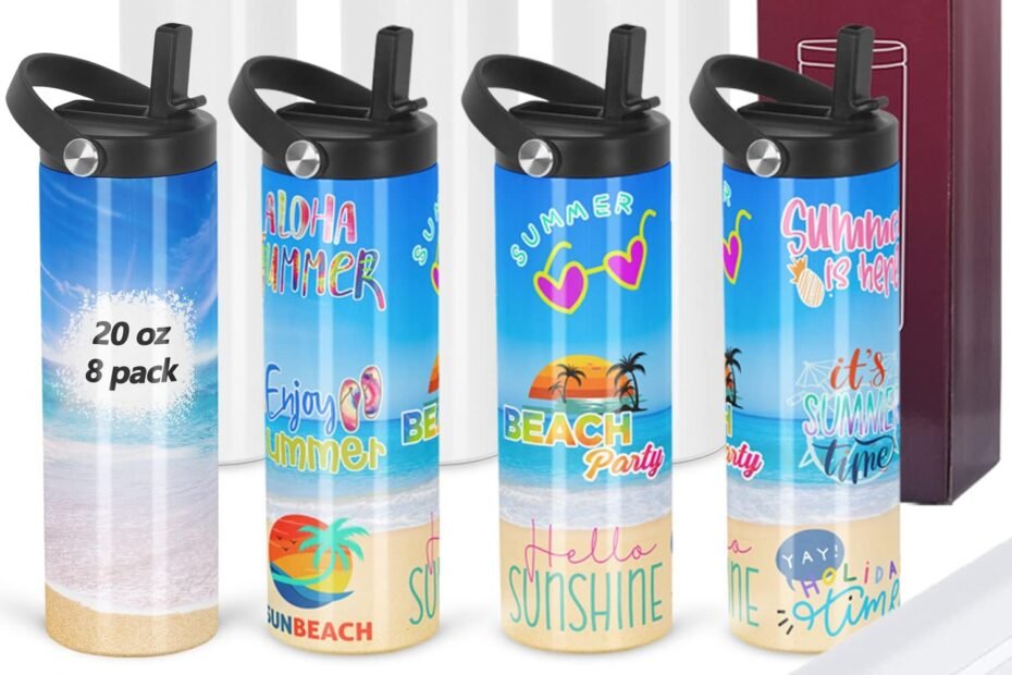 Elevate Your Drinkware: Review of the 8 Pack Sublimation Tumblers!