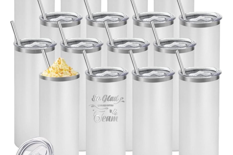 Elevate Your Gifting Game: Review of 16 Pack Stainless Steel Skinny Tumblers