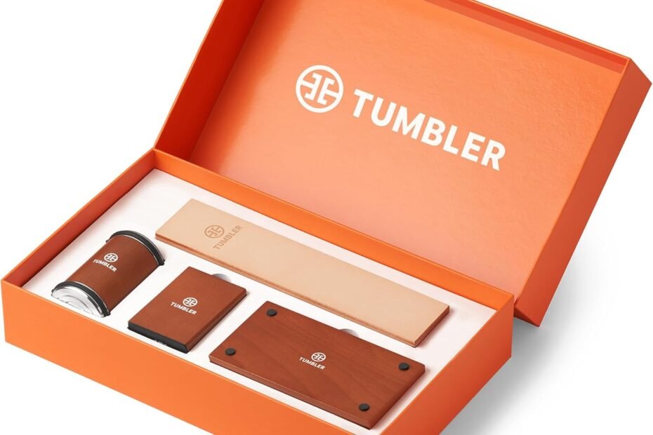 Elevate Your Kitchen Skills: Tumbler Rolling Knife Sharpener Set Review