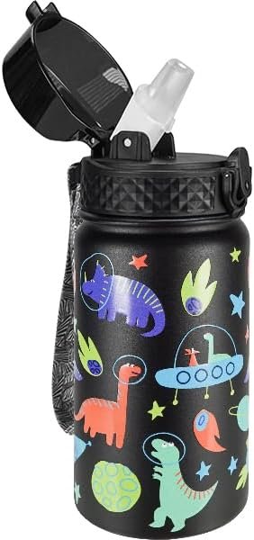 GOPPUS Kids Water Bottle Review: Stay Hydrated with Fun Space Dinosaurs!