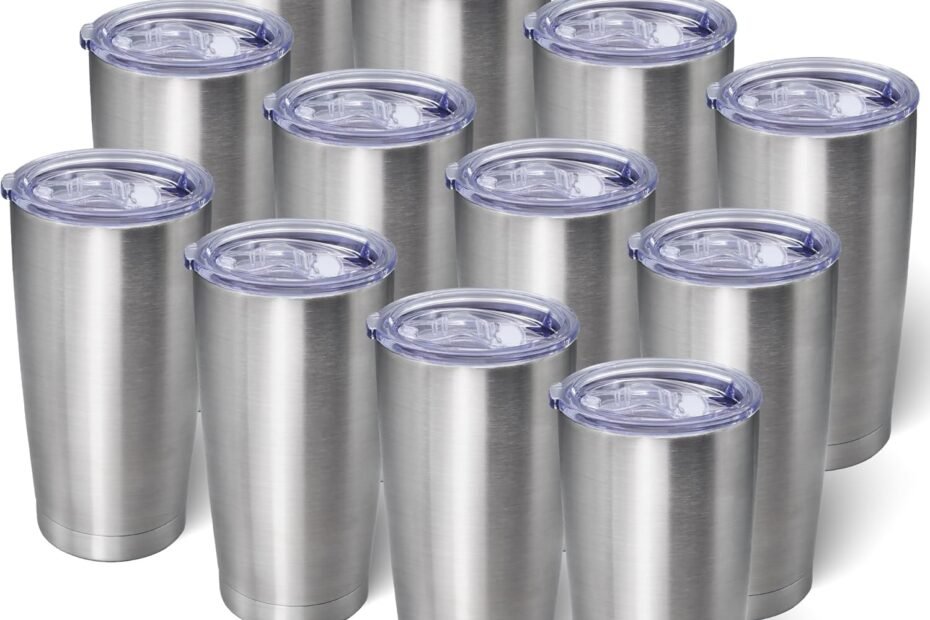 Perfect Sips All Day: Review of the 20oz Stainless Steel Tumblers Bulk Set