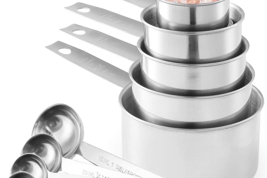 Precision Perfected: The Ultimate 10-Piece Stainless Steel Measuring Set Review