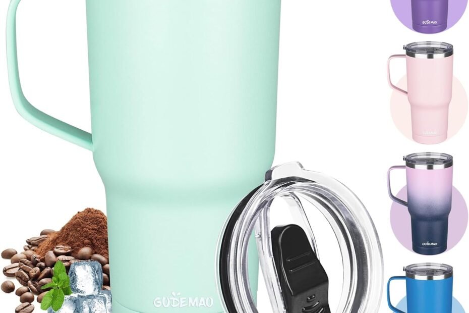 Sip in Style: Review of the 20 oz Insulated Coffee Mug with Ceramic Coating