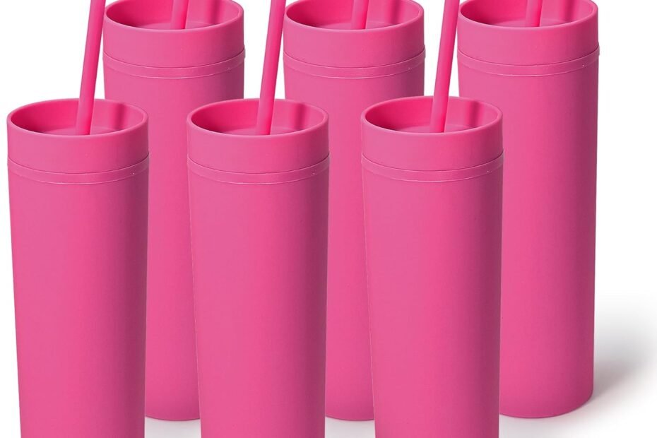 Sip in Style: Sweet Grain's 6-Pack Matte Pastel Skinny Tumblers Review
