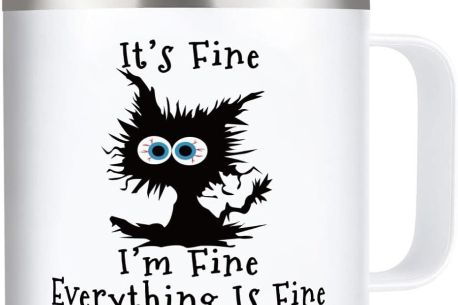 Sip in Style: The Perfect Motivational Tumbler for Cat Lovers and Office Laughter!