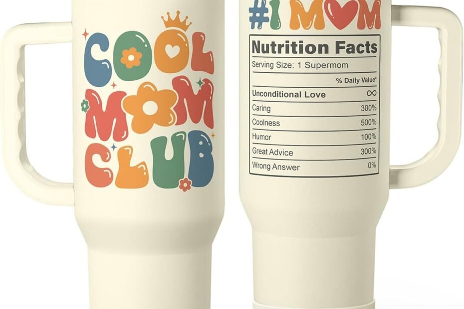 Sip in Style: The Ultimate Gift for Moms - SANDJEST 40oz Stainless Steel Tumbler Review