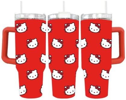 Sip in Style: The Ultimate Review of the Pink Kitty 40oz Insulated Tumbler