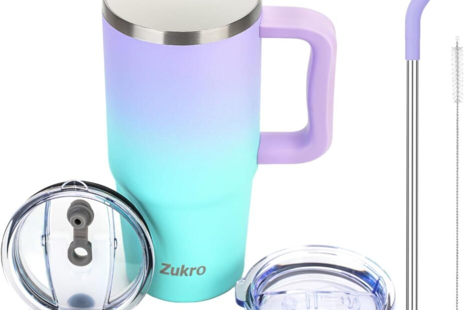 Sip in Style: The Zukro 24 oz Tumbler Review - Your Perfect Travel Mug!