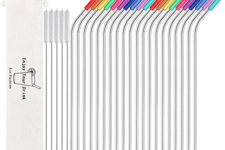 Sip Sustainably: Review of the MUTNITT Reusable Stainless Steel Straw Set