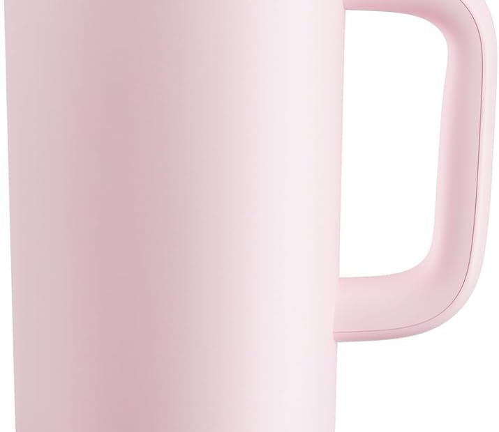 Stay Cool on the Go: Review of the 40 oz Cotton Candy Insulated Tumbler