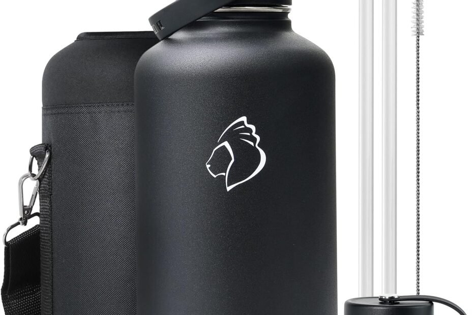 Stay Hydrated Anywhere: BUZIO 64oz Vacuum Insulated Water Bottle Review