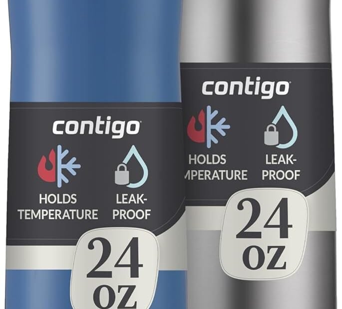 Stay Hydrated Anywhere: Contigo Leakproof Stainless Steel Water Bottle Review