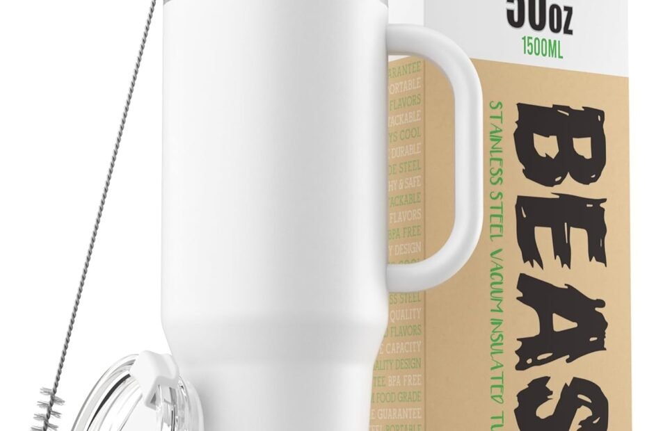 Stay Hydrated in Style: Beast 50 oz Stainless Steel Tumbler Review!