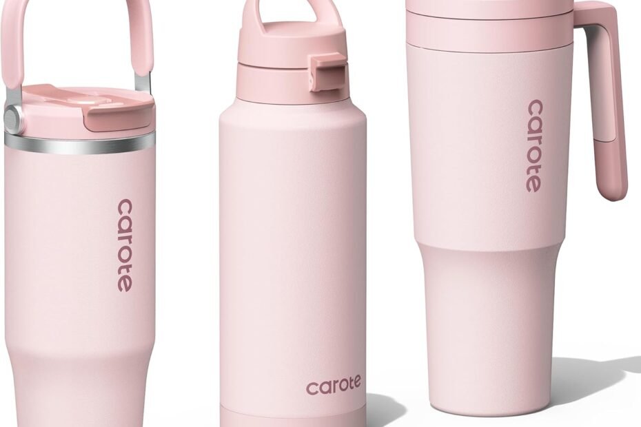 Stay Hydrated in Style: CAROTE Pink Tumbler Set Review