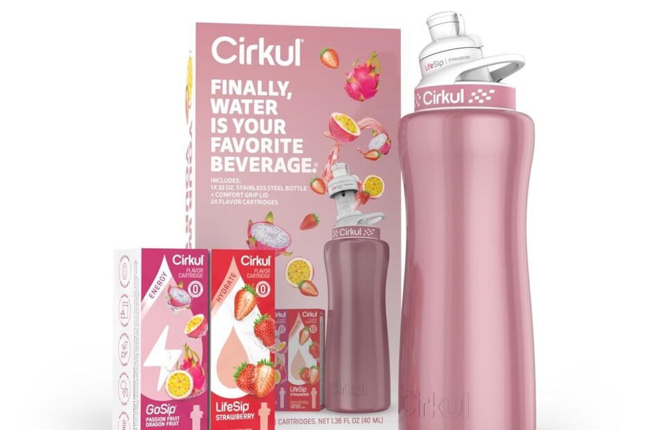 Stay Hydrated in Style: Cirkul's Rose Gold Water Bottle Starter Kit Review