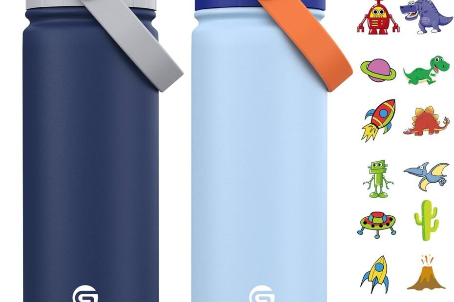 Stay Hydrated in Style: Review of the 18oz Insulated Kids Water Bottles