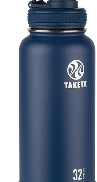 Stay Hydrated in Style: Takeya 32oz Insulated Stainless Steel Bottle Review